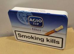 LOT.16 » TENEKE KUTU -  AGIO TIP Filter Cigarillo Kutusu