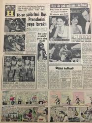 HÜRRİYET GAZETESİ  15 KASIM 1965 YIL :18 SAYI :6303--Bütün gecekondulara tapu verilecek--Gebeliği önleyen ilaç ve araçların satışı için bugün karar verilecek ---Yanarak batan gemide ,doksan kişi can verdi ---Bir günlük mesai karşılığı aldıkları 50 kilo yoğurdu fakir  yavrulara yedirdiler --7 Kişilik aileyi gazla uyutan hırsız 10 bin liralık para ve mücevher çaldı --5 Liralıklarda  eşinin resmi var diye 5 milyon tazminat istiyor --Seçim kanunu tadil tasarısı 15 güne kadar hazırlanıyor --Evli kadının sevişip kaçırdığı 14 yaşındaki çocuk ortadan yok oldu --Doğumu kontrol haplarının tehlikesiz olduğu açıklandı ---İkinci Türkiye Ligi Maçları --Beşiktaş D.Spor u Çökertti --Fenerbahçe 2-1 galip --1-0 yenilenen Feriköy tehlikeli durumda --Ye-ye şoförleri Rus prenslerini yaya bıraktı --Radyo programları ---