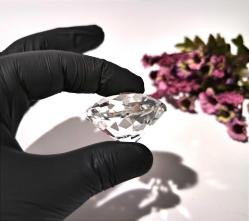 Atatürk Cam Kağıt Ağırlığı - Cam biblo - Türk Bayrak atatürk Biblo