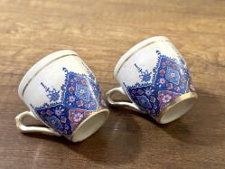 Eski Türk Kahve Fincanı - Eski Desenli Fincan