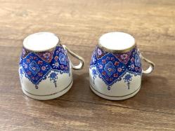 Eski Türk Kahve Fincanı - Eski Desenli Fincan