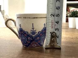 Eski Türk Kahve Fincanı - Eski Desenli Fincan