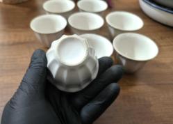 Eski Fincan - 8 Adet Kulpsuz Fincan - Türk Kahve Fincanı