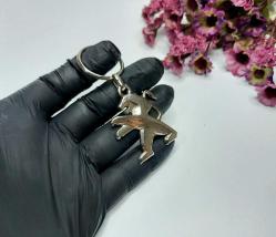 Peugeot Metal Anahtarlık - Aslan Logo Peugeot Anahtarlık