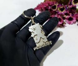 Peugeot Metal Anahtarlık - Eskilerden Aslan Logo Peugeot Anahtarlık - 007