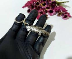 Peugeot 605 Metal Anahtarlık - Eskilerden Aslan Logo Peugeot Anahtarlık