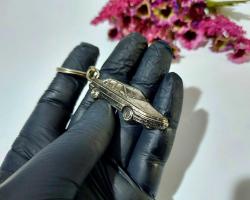 Peugeot 605 Metal Anahtarlık - Eskilerden Aslan Logo Peugeot Anahtarlık