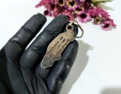 Peugeot 605 Metal Anahtarlık - Eskilerden Aslan Logo Peugeot Anahtarlık