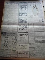 Cumhuriyet Gazetesi - 10 Şubat 1957 - Başbakan Adnan Menderes'in Demeci İçin Muhalefetin Fikri - İsrail'de Nümayişler Yapılıyor - Otomobil İthali Yasağında Son Açık Kapı Da Kapatıldı - Anadolu Ajansı Yeni Bir Veçhe Verilecek - Dün Gece 4 Macar Mültecisi Geldi - Kral Suud Amerika'dan Ayrıldı - Milliyetçi Çin Hariciye Vekili Yeh İstanbula Geldi - Ankara'da Rock And Roll - Kıbrıs'ta Tedhişçiler Çocukları Öne Sürüyor - İdam Sehpasında Can Veren Devletliler Derleyen Cemaleddin Saraçoğlu Yazı Dizisi - Despot Yazan Reşat Enis Yazı Dizisi - İki Adaletsizlik Yazan Hasan Ali Yücel Köşe Yazısı - Brigitte Bardot Fotoğraf - Hindistan Başdelegesi Komünist Mi - Rami Beyin Ceketi Yazan Burhan Felek - Resimli Romanımız Zırhlı Haydud Çeviren Mazhar Kunt Yazı Dizisi - Galatasaray Beyoğluspor'u 4 0 Yendi - Demiryolları Takımımız Avusturyayı 7 1 Yendi - Fenerbahçe Bugün Adalet İle Karşılaşıyor - Kara Harp Okulu Şampiyon - Küçükayasofya'nın Kulübü Çayı - Bambi Talk Pudrası - Sümerbank