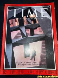 TIME - TIME - OCTOBER 13 , 1967 : THE WEEKLY NEWSMAGAZINE / 13 EKİM 1967 / VINTAGE ENGLISH MAGAZINE / SCULPTOR TONY SMITH : ART OUTGROWS THE MUSEUM / MARLBORO / BURROUGHS / ALAN E. MERRILL / THOMAS E. WEST / EMMA LEE POINDEXTER / CAROL LEE GRAY / VICKI SHEPHERD OHL / WILLIAM L. LAGES / HARRY TAYLOR / J. CHANDLER SMITH / JOHN M. DOWD / PRINCE ALFONSO HOHENLOHE / GILBERT E. DONAHUE / MATTHEW K. CLARKE / JOHNSON AND LONGSHOREMAN PHILOSOPHER ERIC HOFFER / KUCHEL IN VIET NAM / AIR FORCE CHIEF MCCONNELL / ALVIN OIEN / CARLA CORBUS / REBEL BOSS JAMES AND POVERTY CHIEF SARGENT SHRIVER / THE DESPERATE DILEMMA OF ABORTION / MAO - LIN PIAO ON NATIONAL DAY / APOLLO MILTON OBOTE / HUSSEIN WITH SOVIET PRESIDENT PODGORNY / ROBIN OLDS / MARGIE LINDSAY / NEWMAN - POLLOCK - SMITH / RICHARD & JAMES RESTON / SHANKAR / RIESMAN / WOODWARD / YANG / JEANNE DAMON / DUBLINERS MCKENNA , KELLY , BOURKE , SHEAHAN & DREW / MENDOZA / MCDONNELL DOUGLAS / COURTENAY & BLAKELEY / NAT TURNER / WILLIAM STYRON