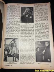 TIME - TIME - OCTOBER 13 , 1967 : THE WEEKLY NEWSMAGAZINE / 13 EKİM 1967 / VINTAGE ENGLISH MAGAZINE / SCULPTOR TONY SMITH : ART OUTGROWS THE MUSEUM / MARLBORO / BURROUGHS / ALAN E. MERRILL / THOMAS E. WEST / EMMA LEE POINDEXTER / CAROL LEE GRAY / VICKI SHEPHERD OHL / WILLIAM L. LAGES / HARRY TAYLOR / J. CHANDLER SMITH / JOHN M. DOWD / PRINCE ALFONSO HOHENLOHE / GILBERT E. DONAHUE / MATTHEW K. CLARKE / JOHNSON AND LONGSHOREMAN PHILOSOPHER ERIC HOFFER / KUCHEL IN VIET NAM / AIR FORCE CHIEF MCCONNELL / ALVIN OIEN / CARLA CORBUS / REBEL BOSS JAMES AND POVERTY CHIEF SARGENT SHRIVER / THE DESPERATE DILEMMA OF ABORTION / MAO - LIN PIAO ON NATIONAL DAY / APOLLO MILTON OBOTE / HUSSEIN WITH SOVIET PRESIDENT PODGORNY / ROBIN OLDS / MARGIE LINDSAY / NEWMAN - POLLOCK - SMITH / RICHARD & JAMES RESTON / SHANKAR / RIESMAN / WOODWARD / YANG / JEANNE DAMON / DUBLINERS MCKENNA , KELLY , BOURKE , SHEAHAN & DREW / MENDOZA / MCDONNELL DOUGLAS / COURTENAY & BLAKELEY / NAT TURNER / WILLIAM STYRON