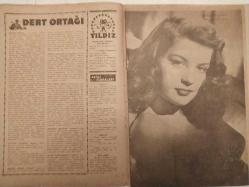Yıldız Haftalık Aktüalite Sinema Tiyatro Müzik ve Magazin Dergisi - 16 Ağustos 1952- Sayı:86 - Judith Braun - Dert Ortağı - Artist Fıkraları - Barbara Bates - Sinema Tarihi - Clark Gable - Alice Hollister - Hedy Lamarr - Cyd Charisse - Dünyanın en büyük revüsü - Kemal Baysal - Nevin Akkaya - Sermet Sami Uysal - Hollywood Kahramanları Nasıl Karşıladı? - Linda Christian - Ölüme Giden Aşk - Gece Elbisesi - Kathe De Nagy ile bir konuşma - Feridun Çölgeçen Paris'ten bildiriyor - Genç İstidatlar - Yeni Çevrilen filmler - Fuat Bostanoğlu - Aralay Akta - Cemalettin Man - Şinası Özünözü - Tokalon Cilt Kremi reklamı fotoğraf ve haberi - Dergi Tam Değildir Sadece 20 Sayfası Mevcuttur