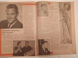 Yıldız Haftalık Aktüalite Sinema Tiyatro Müzik ve Magazin Dergisi - 16 Ağustos 1952- Sayı:86 - Judith Braun - Dert Ortağı - Artist Fıkraları - Barbara Bates - Sinema Tarihi - Clark Gable - Alice Hollister - Hedy Lamarr - Cyd Charisse - Dünyanın en büyük revüsü - Kemal Baysal - Nevin Akkaya - Sermet Sami Uysal - Hollywood Kahramanları Nasıl Karşıladı? - Linda Christian - Ölüme Giden Aşk - Gece Elbisesi - Kathe De Nagy ile bir konuşma - Feridun Çölgeçen Paris'ten bildiriyor - Genç İstidatlar - Yeni Çevrilen filmler - Fuat Bostanoğlu - Aralay Akta - Cemalettin Man - Şinası Özünözü - Tokalon Cilt Kremi reklamı fotoğraf ve haberi - Dergi Tam Değildir Sadece 20 Sayfası Mevcuttur