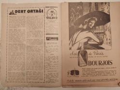 Yıldız Haftalık Aktüalite Sinema Tiyatro Müzik ve Magazin Dergisi - 29 Kasım 1952 - Sayı:101 - Ayla Karaca - Dert Ortağı - Artist Fıkraları - Bourjois Parfüm Reklamı - Haftanın Filmleri - Vehbi Belgil - Jane Powell yeniden bir misafir bekliyor! - Bizden haber - Cahit Irgat - Atıf Kaptan - Gizli yara - Kocatepe'nin 5 atlısı - Haftanın yerli filmi - Kocalarının Yükselmesine Çalışan Hollywood Kadınları - Sahiye Sağman - Alan Ladd - Susan Hayward ve hayatını dolduran üç sevgi - Hayatından memnun - Hayret uyandıran aşk sahnesi - Sabahat Tanık - Oğuz Özdeş - Amerikan haberleri - Jeff Chandler - Tony Curtis - Savaş çil ilacı reklamı - Jablonec cam düğmeleri - Gripin İlaç Reklamı - Fredo Çocuk Pudrası reklamı - Genç İstidatlar - Yeni Çevrilen Filmler - Üklü Torun-  Cemil Akyıldız-  Hüseyin Aksoy - Fahri Kartal - Nurettin Yetiş - Cevat Buyuran- Mustafa Özsarıoğlu - Tokalon Krem Reklamı fotoğraf ve haberi - Dergi tam değildir sadece 20 sayfası mevcuttur