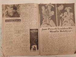 Yıldız Haftalık Aktüalite Sinema Tiyatro Müzik ve Magazin Dergisi - 29 Kasım 1952 - Sayı:101 - Ayla Karaca - Dert Ortağı - Artist Fıkraları - Bourjois Parfüm Reklamı - Haftanın Filmleri - Vehbi Belgil - Jane Powell yeniden bir misafir bekliyor! - Bizden haber - Cahit Irgat - Atıf Kaptan - Gizli yara - Kocatepe'nin 5 atlısı - Haftanın yerli filmi - Kocalarının Yükselmesine Çalışan Hollywood Kadınları - Sahiye Sağman - Alan Ladd - Susan Hayward ve hayatını dolduran üç sevgi - Hayatından memnun - Hayret uyandıran aşk sahnesi - Sabahat Tanık - Oğuz Özdeş - Amerikan haberleri - Jeff Chandler - Tony Curtis - Savaş çil ilacı reklamı - Jablonec cam düğmeleri - Gripin İlaç Reklamı - Fredo Çocuk Pudrası reklamı - Genç İstidatlar - Yeni Çevrilen Filmler - Üklü Torun-  Cemil Akyıldız-  Hüseyin Aksoy - Fahri Kartal - Nurettin Yetiş - Cevat Buyuran- Mustafa Özsarıoğlu - Tokalon Krem Reklamı fotoğraf ve haberi - Dergi tam değildir sadece 20 sayfası mevcuttur