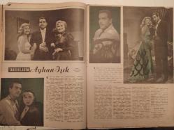 Yıldız Haftalık Aktüalite Sinema Tiyatro Müzik ve Magazin Dergisi - 25 Ekim 1952 - Sayı:96 - Ayfer Feray - Dert Ortağı - Artist Fıkraları - İki kişi arasında - Hafif eserler - Kazananlar - Haftanın filmleri - Vehbi Belgil - Viz Zan De tırnak cilası reklamı - Venedik film festivalinde ikinci olan filmler - Yerli filmler ne alemde? - İki Süngü Arasında ve Kızıl Tuğ - Hüseyin Peyda - Ali Korkut - Kral Faruk - Tanıdıklarım Ayhan Işık - Şaduman Ayşın - Boş zamanlarında - Yvonne Sanson - Mario Camerini - Mine Coşkun, sahneyi mi, yoksa perdeyi mi tercih edeceğini bilemiyor. Oğuz Özdeş - Piyer Angeli'nin kardeşi - Yıldız Mükafatı - Sinema ve dedikodu - Joan Evans - Dean Jagger - Savaş Çil İlacı Reklamı - Jane Russell'in hayatındaki yenilik - Halen Bob Waterfield - Jane Russell - İlk Aşkları - Bourjois Parfüm Reklamı - Boş zamanlarında - Pier Angeli'nin kız kardeşi - Mühim Keşif - Venedik Film Festivalinde ikinci filmler - Coşkun - We're not married - Where is charley? - Encore -Tam Takım Dergi
