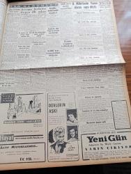 Cumhuriyet Gazetesi - 21 Şubat 1957 - Meclis Bütçe Müzakerelerine Büyük Gürültü İçinde Başladı - Birleşmiş Milletlerde Yunan Davası Suya Düştü - Başkan Eisenhower Çok Müşkül Durumda - Kral Suud Moskova'ya Çağrılıyor - Soprano Leyla Gencer Geldi - Maliye Vekili Hasan Polatkan'ın Nutku - Dün Gece 62 Macar Mülteci Daha Geldi - Ordinaryüs Profesör Sadri Maksudi Dün Vefat Etti - Kızılaydaki Suistimal Hadisesi - İstanbul Börekçiler Derneğinin Kongresi - İdam Sehpasında Can Veren Devletliler Derleyen Cemaleddin Saraçoğlu Yazı Dizisi - Despot Yazan Reşat Enis Yazı Dizisi - Geçen Yıl 2226 Kitap Basıldı - Avrupa Birliğine Doğru İlk Adım - Burhan Felek Köşe Yazısı - Resimli Romanımız Mormon Mezhebi Ve Kurucusunun Dramı Çeviren Mazhar Kunt Yazı Dizisi - Bulmaca - Milli Kız Voleybol Takımı Seçiliyor - Kız Liseleri Basketbol Finalinde İstanbul Hükmen Şampiyon - Galatasaraylı İsmail Kurt İyileşti - Fenerbahçeli Feridun Bukager Dün Gece Geldi - Vefa Emniyet Maçı Bugün - En Büyük Domuz Avı