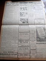 Cumhuriyet Gazetesi - 21 Şubat 1957 - Meclis Bütçe Müzakerelerine Büyük Gürültü İçinde Başladı - Birleşmiş Milletlerde Yunan Davası Suya Düştü - Başkan Eisenhower Çok Müşkül Durumda - Kral Suud Moskova'ya Çağrılıyor - Soprano Leyla Gencer Geldi - Maliye Vekili Hasan Polatkan'ın Nutku - Dün Gece 62 Macar Mülteci Daha Geldi - Ordinaryüs Profesör Sadri Maksudi Dün Vefat Etti - Kızılaydaki Suistimal Hadisesi - İstanbul Börekçiler Derneğinin Kongresi - İdam Sehpasında Can Veren Devletliler Derleyen Cemaleddin Saraçoğlu Yazı Dizisi - Despot Yazan Reşat Enis Yazı Dizisi - Geçen Yıl 2226 Kitap Basıldı - Avrupa Birliğine Doğru İlk Adım - Burhan Felek Köşe Yazısı - Resimli Romanımız Mormon Mezhebi Ve Kurucusunun Dramı Çeviren Mazhar Kunt Yazı Dizisi - Bulmaca - Milli Kız Voleybol Takımı Seçiliyor - Kız Liseleri Basketbol Finalinde İstanbul Hükmen Şampiyon - Galatasaraylı İsmail Kurt İyileşti - Fenerbahçeli Feridun Bukager Dün Gece Geldi - Vefa Emniyet Maçı Bugün - En Büyük Domuz Avı