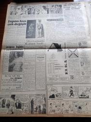 Cumhuriyet Gazetesi - 6 Aralık 1960 - Başkan Cemal Gürsel'in Sıhhati Gün Geçtikçe Daha Da Düzeliyor - Örtülü Ödenekten İhsan Alan Yazarların Divandaki Geçiti - Peyami Safa Orhan Seyfi Orhon Örtülü Ödenek Davasının Dünkü Duruşmasında İfade Verirken Fotoğraf - Radyodaki Vatan Cephesi Yayınlarının İçyüzü Dün Ortaya Döküldü - Adnan Menderes Nasıl Olup Ta Emekli Maaşı Alıyordu - Milli Birlik Komitesi Üç Yeni Kanun Tasarısını Kabul Etti - Bilmediğimiz Tanımadığımız Amerika Yazan Nüzhet Baba Yazı Dizisi - 10. Köy Yazan Fakir Baykurt Yazı Dizisi - İtalya'da Cezayir İle İlgili Hadiseler - Antigone Oyunundan Bir Sahne - Müşfik Kenter - Hortlaklar Piyesinden Sahne - SEKA Eski Müdürü Enver Atafırat Dün Savcılığa Teslim Oldu - Hiroşima'ya İlk Atom Bombasını Atan Amerikalı Pilot Kayboldu - Necip Fazıl Kısakürek'in Eşi Neslihan Kısakürek'in İfadesi - Fenerbahçe Futbol Takımı İsrail'e Davet Edildi - Galatasaray Bulgaristan'dan Voleybol Takımı Getirtiyor - Batı Almanya'da Lisanslı 5 Milyon Sporcu Var