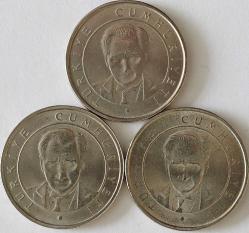Türkiye Cumhuriyeti 2001-2002-2003 Yılı 250 Bin Lira 7773