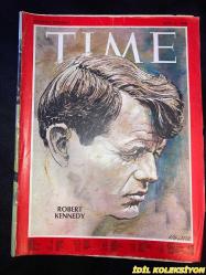 TIME - JUNE 14 , 1968 : THE WEEKLY NEWSMAGAZINE / 14 HAZİRAN 1968 / VINTAGE ENGLISH MAGAZINE / ROBERT KENNEDY / JEEP / KENNEDY WORKERS NEAR SHOOTING SCENE / 27 MINUTES ON JUNE 5-1968  A LIFE ON THE WAY TO DEATH / ROSE KENNEDY / KENNEDY CHILDREN AT ST. PATRICK'S REQUIEM / LEE RADZIWILL , RALPH ABERNATHY & JACKIE KENNEDY AT BIER / POLITICS & ASSASINATION / THE FUGITIVE 1968 / USS UNITED STATES STEEL INTERNATIONAL / NORTH VIET NAM'S TEAM : BO , THO & THUY / RANDOLPH CHURCHILL / WINNER VELASCO / ROLEX / DR. BAZILAUSKAS / CAMPARI / SAN FRANCISCO'S NATHAN HARE / FIAT / SCOTT & CHRISTIE / WESSELMANN EXHIBIT IN CHICAGO / OLITSKI'S CLOUDS OF MOONGLOW / AIR FRANCE CARGO / KENT