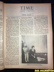 TIME - JUNE 14 , 1968 : THE WEEKLY NEWSMAGAZINE / 14 HAZİRAN 1968 / VINTAGE ENGLISH MAGAZINE / ROBERT KENNEDY / JEEP / KENNEDY WORKERS NEAR SHOOTING SCENE / 27 MINUTES ON JUNE 5-1968  A LIFE ON THE WAY TO DEATH / ROSE KENNEDY / KENNEDY CHILDREN AT ST. PATRICK'S REQUIEM / LEE RADZIWILL , RALPH ABERNATHY & JACKIE KENNEDY AT BIER / POLITICS & ASSASINATION / THE FUGITIVE 1968 / USS UNITED STATES STEEL INTERNATIONAL / NORTH VIET NAM'S TEAM : BO , THO & THUY / RANDOLPH CHURCHILL / WINNER VELASCO / ROLEX / DR. BAZILAUSKAS / CAMPARI / SAN FRANCISCO'S NATHAN HARE / FIAT / SCOTT & CHRISTIE / WESSELMANN EXHIBIT IN CHICAGO / OLITSKI'S CLOUDS OF MOONGLOW / AIR FRANCE CARGO / KENT