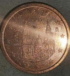 İSPANYA  2017      2  EUROCENT