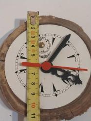 DUVAR SAATİ,  PİLLİ OSMANLICA KAĞIT KADRANLI DUVAR SAATİ,  ÇALIŞIR VAZİYETTE..