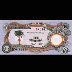 Biafra-10 Shillings-1968 -ÇİL-Piyasada Nadir Bulunan Ürünlerden-