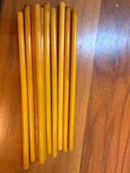 Antika Amerikan katalin çubuk 10 adet