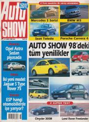 AUTO SHOW   27 EKİM  1998 SALI  SAYI: 43  CHRYSLER 300 M, LAND ROVER FREELANDER   -  OTOMOBİL DERGİSİ