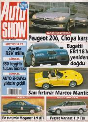AUTO SHOW   3 KASIM  1998 SALI  SAYI: 44 Bugatti EB118  OTOMOBİL DERGİSİ