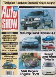 AUTO SHOW   29 ARALIK  1998 SALI  SAYI: 52   OTOMOBİL DERGİSİ - YENİ JEEP GRAND CHEROKEE 4.7