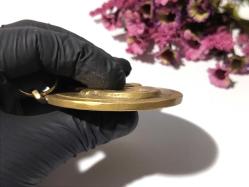 Eskilerden İtalya Montecatini Otel Anahtarlığı - 158 Numara Pirinç Ağır Malzeme