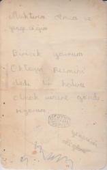 ARKASI NOTLU - 1940 LI YILLAR FOTO MUSTAFA ÖDEMİŞ DAMGALI KIZ ÇOCUK BEBEK GÖRSELLİ SİYAH BEYAZ FOTOĞRAF