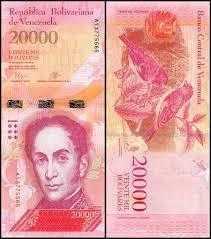 Venezuela 20.000 Bolivar