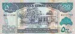 ** SOMALİLAND ( 500 * SHİLLİNGS ) 2011 - ÇİL