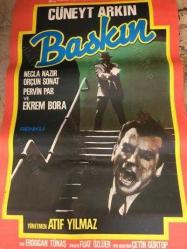 BASKIN FİLMİNİN AFİŞİ - CÜNEYT ARKIN, NECLA NAZIR, EKREM BORA, ORÇUN SONAT - ATIF YILMAZ
