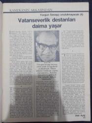 Bravo Dergisi - Mayıs 1984 - Yıl 4 - Sayı 35 - Yonca Aydın - Sally Lansdale - Çelik Gülersoy - Jale Efecik - Metin Akpınar - Halit Refiğ - Ahmet Dizdar - Erman Şener - Melih Kibar - Lütfü Tınç - Zülal Antikacıoğlu - Agah Özgüç - Hasan Kurbanoğlu - Firuzan Gürbüz - Roberto Granata - Haydar Dümen - Hakkı Alacakaptan - Ergun Hiçyılmaz - Zeynep Sirer - Bedri Zenginkuzucu - Hakkı Alacakaptan - Neşe Gençosman - Metin Akpınar - Zeynep Sirer - Lütfü Tınç - Çelik Gülersoy - Hasan Kurbanoğlu fotoğraf ve haberi - Tam Takım Dergi