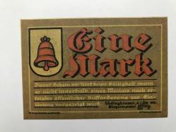 Almanya-1 Mark-1921-NOTGELD ÇİL-