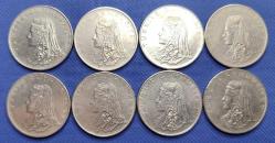 50 KURUŞ FARKLI TARİHLİ 8 ADET SET (1971,1972,1973,1974,1975,1976,1977,1979) ÇT KONDÜSYON