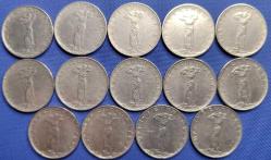 25 KURUŞ SETİ / FARKLI TARİHLİ 14 ADET SET (1959,1960,1962,1963,1964,1965,1966,1967,1968,1969,1970,1973,1974,1977) ÇT KONDÜSYON