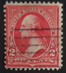 +++ AMERİKA WASHINGTON     1890     2C   - DAMGALI