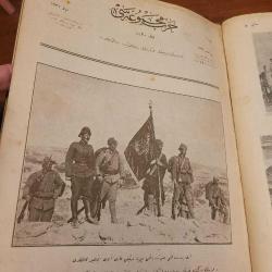 HARP MECMUASI 1915-1918  SAYI:1-27 - BİR SAYI EKSİĞİ İLE TAKIM. DÖNEM CİLDİNDE.