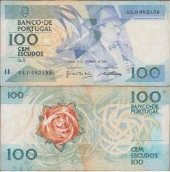 PORTEKİZ 100 ESCUDOS 1988 TEMİZ + KONDÜSYON
