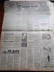 Cumhuriyet Gazetesi - 26 Kasım 1960 - Kurucu Meclis'le Birlikte Siyasi Faaliyetlere Müsaade Edilecek - Parti Kontenjanında Milli Birlik Komitesinin Tadil Yapması Muhtemel Görülüyor -  Düşük Başbakan Adnan Menderes İle Müsteşarı Örtülü Ödenek Davasında Fotoğraf - Adnan Menderes'in Müşkül Durumda Kaldığı Dava Örtülü Ödenek Davası- Önünüzdeki Yıl İçinde 500 Milyon Dolarlık İthalat Yapacağız - Affedilen Profesörler İşinde Son Durum - 10. Köy Yazan Fakir Baykurt Yazı Dizisi - Kurucu Meclis Yazan Doçent Doktor İsmet Giritli - Komünist Liderlerin Zirve Toplantısı - 35 Milyon Sterlin Sermaye İle Bir Arap Tanker Filosu Kurulacak - Elizabeth Taylor Sıcak İklimli Bir Yere Gidiyor - Başkasının Günahı Çizen Yves Sayol - Bay Oscar Karikatür - Fenerbahçe Edirne'de 4 1 Galip - A Milli Maçında Dört Oyuncu Değişebilecek - 1960 Fransa Bisiklet Turu Şampiyonu Gastone Nencini İyi Bir Ressamdır - Galatasaray Bugün Ali Sami Yen Stadında Mecidiyeköy İle Oynuyor - Boksör Sonny Ray Mağlup - Nivea Krem