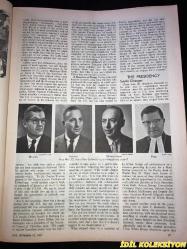 TIME - SEPTEMBER 15 , 1961 : THE WEEKLY NEWSMAGAZINE / 15 EYLÜL1961 / VINTAGE ENGLISH MAGAZINE / AUTHOR J.D. SALINGER / GHANA BUILDS A NEW COAST AND AUSTINS HELP TO BUILD A NEW NATION / MARVIN EVERETT COBLE III / MICHAEL DRIVER / CHARLES K. KRANTZ / JAMES P. THOMAS / ELMER TREPTOW / ARLENE DIXON / FRANCIS G. A. DE MONTEREY / M.W. ANDERSON / W.W. KANZLER / MICHAEL WOLF / JEANNIE RENZEL / MAYOR RICHARD J. DALEY / SUSLOV , KHRUSHCHEV & NEHRU BENEATH LENIN'S STATUE / THE KENNEDYS ON WAY TO CHURCH / PAUL NIETZE / MILLER , NEVINS , MORGENTHAU , PIKE / POLICE CHIEF SCHROTEL / TEAMSTER BOSS HOFFA & AIDE / THE WAGNERS ON PRIMARY NIGHT / CAMPARI / JEWEL THIEF SACHA / WEALTHY WIDOW LASKER / HIGHLAND QUEEN / PRIME MINISTER U NU / RACHEL & REX / ANOUCHKA / LADY CACCIA / BLANCHARD , HOWARD , BERRA / DIRECTOR RESNAIS / JACK PAAR AND MILITARY GUARD IN BERLIN / SALINGER'S  HOLDEN CAULFIELD / ZOOEY / FRANNY / BESSIE / CADET SALINGER / REUTHER TRIUMPHANT / PONTIAC TEMPEST / CHEVROLET CORVAIR / THORNTON