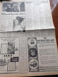 Cumhuriyet Gazetesi - 23 Eylül 1962 - İsmet İnönü CHP Liderliğinden Ve Kabineden İstifaya Dün Davet Edildi - Ferda Güley - Avni Doğan - Hastalık Ve Belirtileri Yazan Nadir Nadi Köşe - Adalet Partisinin İktidara Gelmesi Planı 1 Günde Suya Düştü -  Tecavüz Olayları İçin İdam Cezası Kabul Edilmezse Kadınlarımız Erkeklere Oy Vermeyecekler - Malul Dul Ve Yetimlere Spor Toto'dan Prim Verilmesi İstendi - Döviz Stokumuz 95 Milyon 900 Bin Dolara Ulaştı - Yer Demir Gök Bakır Yazan Yaşar Kemal Yazı Dizisi - İlhan Selçuk Köşe Yazısı - 27 Mayıs ve Siyasi Rejimimizin Kaderi Yazan Hüseyin Naili Kubalı - Sovyetler Birliği Dışişleri Bakanı Andrei Gromiko Küba İçin Amerika'yı İtham Etti - Liberalizm Mi Sosyalizm Mi Yazan Niyazi Özak - Gecenin Ucundaki Işık Yazan Peride Celal Yazı Dizisi - Bay Oscar Karikatür - Bay Çokbilmiş Karikatür - Resimli Roman Melun Kız Çizen Yves Sayol - Hollywood Filmciliği Çöküyor - Elizabeth Taylor Kleopatra Filminde Fotoğraf - Galatasaray Metin Oktay'ın Golüyle Galip
