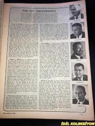 TIME - MARCH 2 , 1962 : THE WEEKLY NEWSMAGAZINE / 2 MART1962 / VINTAGE ENGLISH MAGAZINE / SPACEMAN GLENN / RICHARD N. HALE / HENRY B. MCBRIDE / ANDREW M. ANDERSEN / CHARLES L. LARUE / VARTOOSH MOORADIAN / CANDACE O'BRION / LAMAR S. PEREGOY JR. / JEAN LOUIS GOUIN / RICHARD H. WOMACK / JOSEPH KERRIGAN / GEORGE KILLION / CLAY NOIA / ASUMAN K. WHITHAM / FREDERICK O. COWLES / MABEL I. SILVER M.D. / LIEUT. COLONEL JOHN HERSCHEL GLENN JR. / FIVE KEY GROUNDLINGS : ROBERT R. GILRUTH , WALTER C. WILLIAMS JR , CHRISTOPHER COLUMBUS KRAFT JR , JOHN YARDLEY , WILLIAM K. DOUGLAS / SOVIET ROCKET ON PARADE IN MOSCOW / BOBBY KENNEDY / SPECIAL FORCES ROSSON / MCCLELLAN / MANSFIELD / REBEL BEN BELLA / PEACEMAKER IN THE SKI RESORT - LOUIS JOXE / LORD RUSSELL / SOCIALIST NENNI / PHILOSOPHER HU SHIH / PAYSON & STENGEL / MONROE & DIMAGGIO / ASTON MARTIN / HENRY FONDA / OLIVIA DE HAVILLAND / ANTOİNE BOURDELLE / MASTER LEE / TAYLOR & MANKIEWICZ / JEAN SHEPHERD / MARTHA DEANE / JOHN A. GAMBLING / LONG JHON NEBE