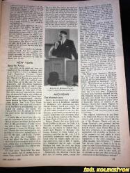 TIME - MARCH 2 , 1962 : THE WEEKLY NEWSMAGAZINE / 2 MART1962 / VINTAGE ENGLISH MAGAZINE / SPACEMAN GLENN / RICHARD N. HALE / HENRY B. MCBRIDE / ANDREW M. ANDERSEN / CHARLES L. LARUE / VARTOOSH MOORADIAN / CANDACE O'BRION / LAMAR S. PEREGOY JR. / JEAN LOUIS GOUIN / RICHARD H. WOMACK / JOSEPH KERRIGAN / GEORGE KILLION / CLAY NOIA / ASUMAN K. WHITHAM / FREDERICK O. COWLES / MABEL I. SILVER M.D. / LIEUT. COLONEL JOHN HERSCHEL GLENN JR. / FIVE KEY GROUNDLINGS : ROBERT R. GILRUTH , WALTER C. WILLIAMS JR , CHRISTOPHER COLUMBUS KRAFT JR , JOHN YARDLEY , WILLIAM K. DOUGLAS / SOVIET ROCKET ON PARADE IN MOSCOW / BOBBY KENNEDY / SPECIAL FORCES ROSSON / MCCLELLAN / MANSFIELD / REBEL BEN BELLA / PEACEMAKER IN THE SKI RESORT - LOUIS JOXE / LORD RUSSELL / SOCIALIST NENNI / PHILOSOPHER HU SHIH / PAYSON & STENGEL / MONROE & DIMAGGIO / ASTON MARTIN / HENRY FONDA / OLIVIA DE HAVILLAND / ANTOİNE BOURDELLE / MASTER LEE / TAYLOR & MANKIEWICZ / JEAN SHEPHERD / MARTHA DEANE / JOHN A. GAMBLING / LONG JHON NEBE